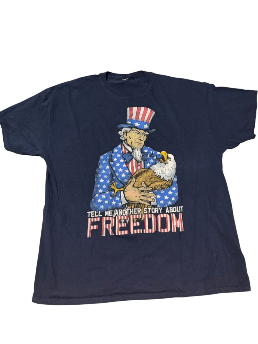 USA Uncle Sam Eagle Freedom T-Shirt XL